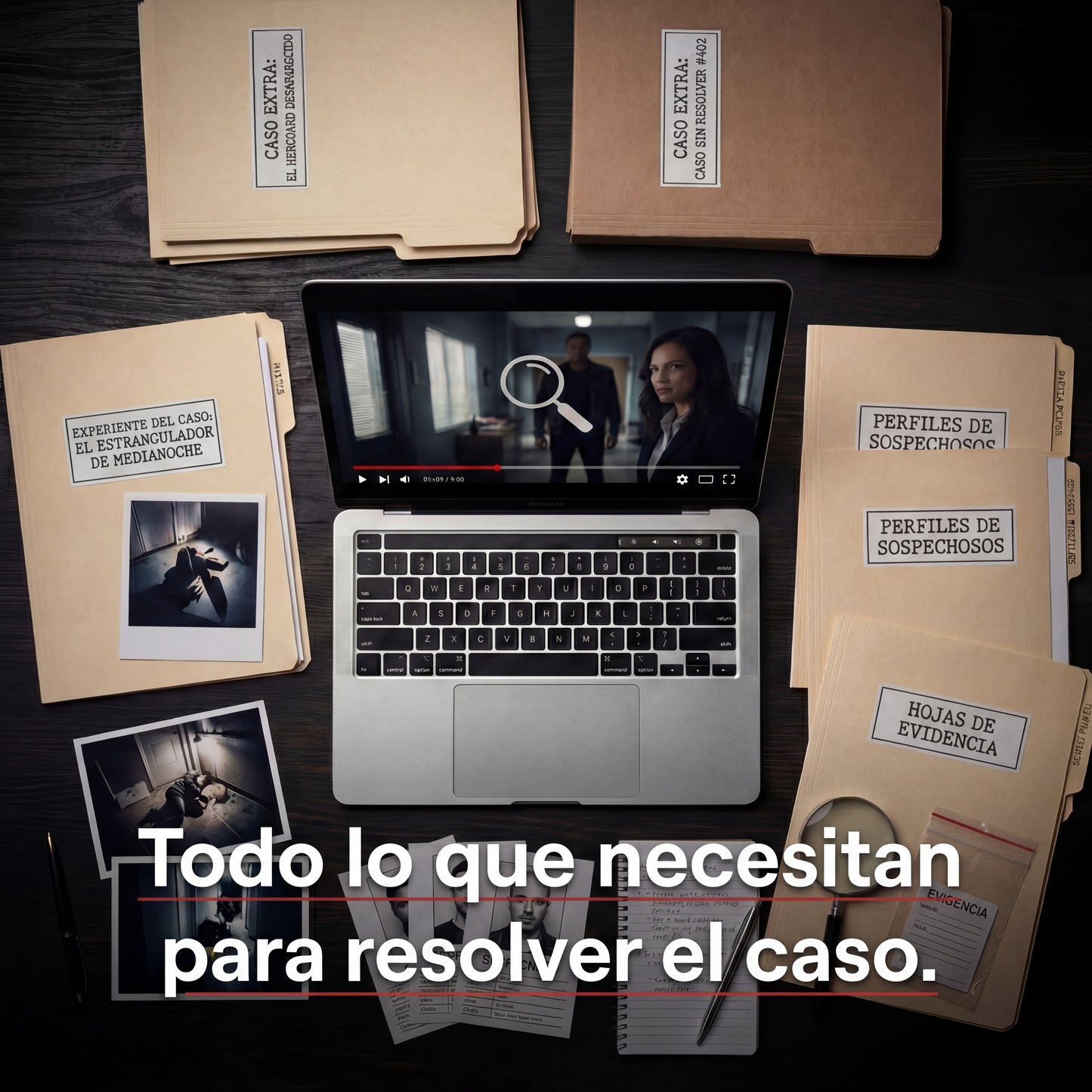 KIT INTERACTIVO DE DETECTIVES - EL CASO DEL AUTO BLANCO