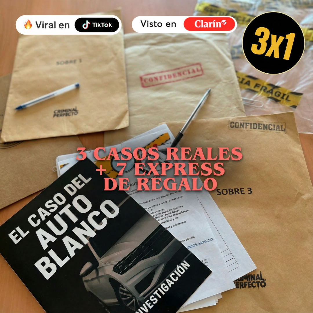 NUEVOS JUEGOS DE INVESTIGACION - HOY 3X1 - LLEVATE 3 CASOS + 7 CASOS EXPRESS DE REGALO